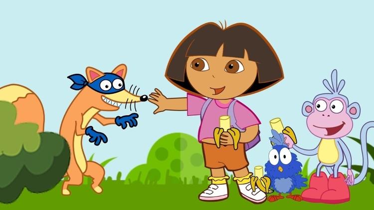 Cena do desenho "Dora, A Aventureira" - Reprodução/YouTube - Reprodução/YouTube