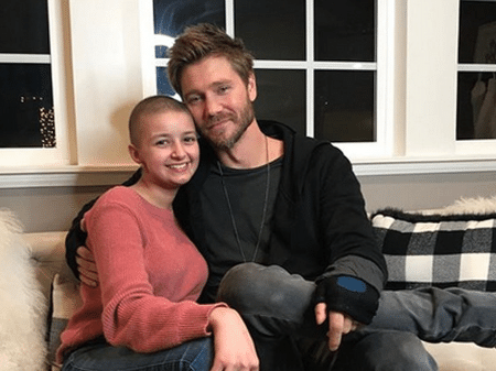 Alex Wilson se encontra com o astro de "Lances da Vida", Chad Michael Murray - Reprodução/Instagram