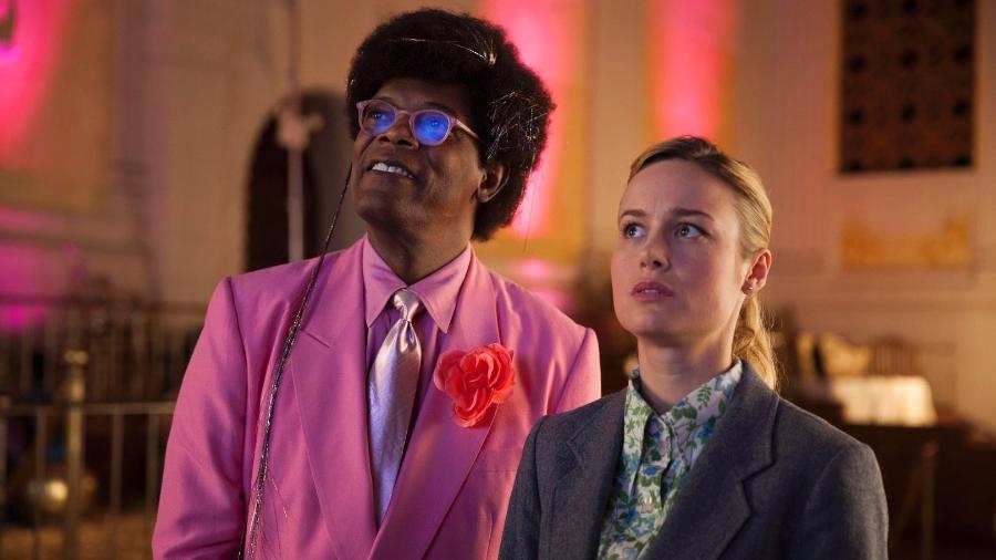Samuel L. Jackson e Brie Larson em cena de "Loja de Unicórnios" - Dvulgação/IMDb