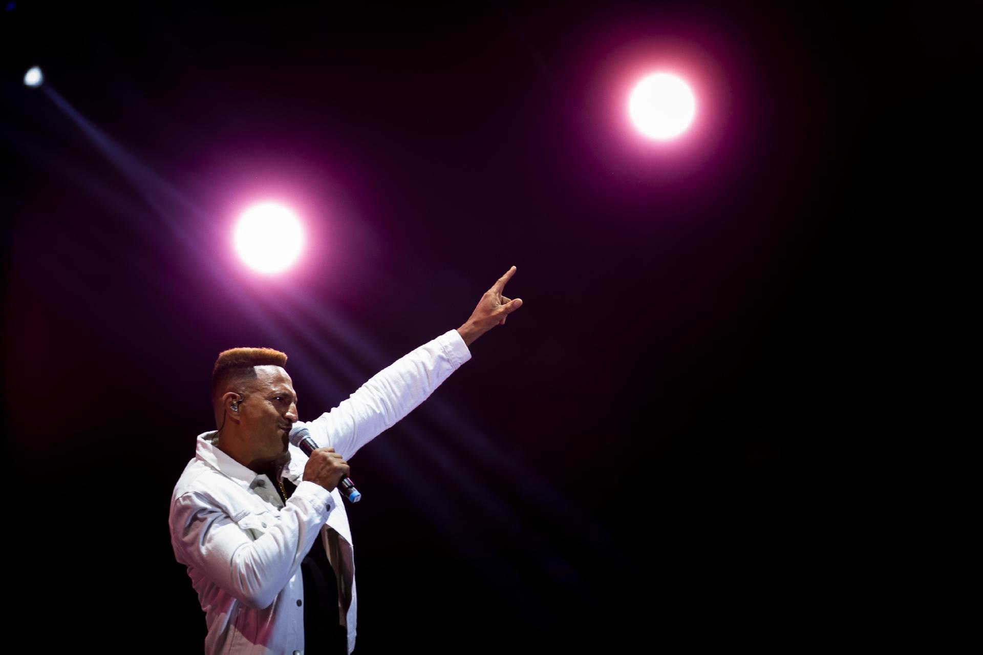 Mano Brown se apresenta na primeira noite do Rock In Rio - ADRIANO VIZONI