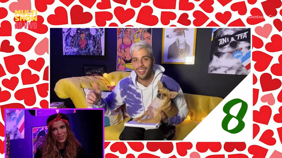 Gui Araújo faz declaração de amor para Anitta: "que seja eterno" - reprodução/Multishow