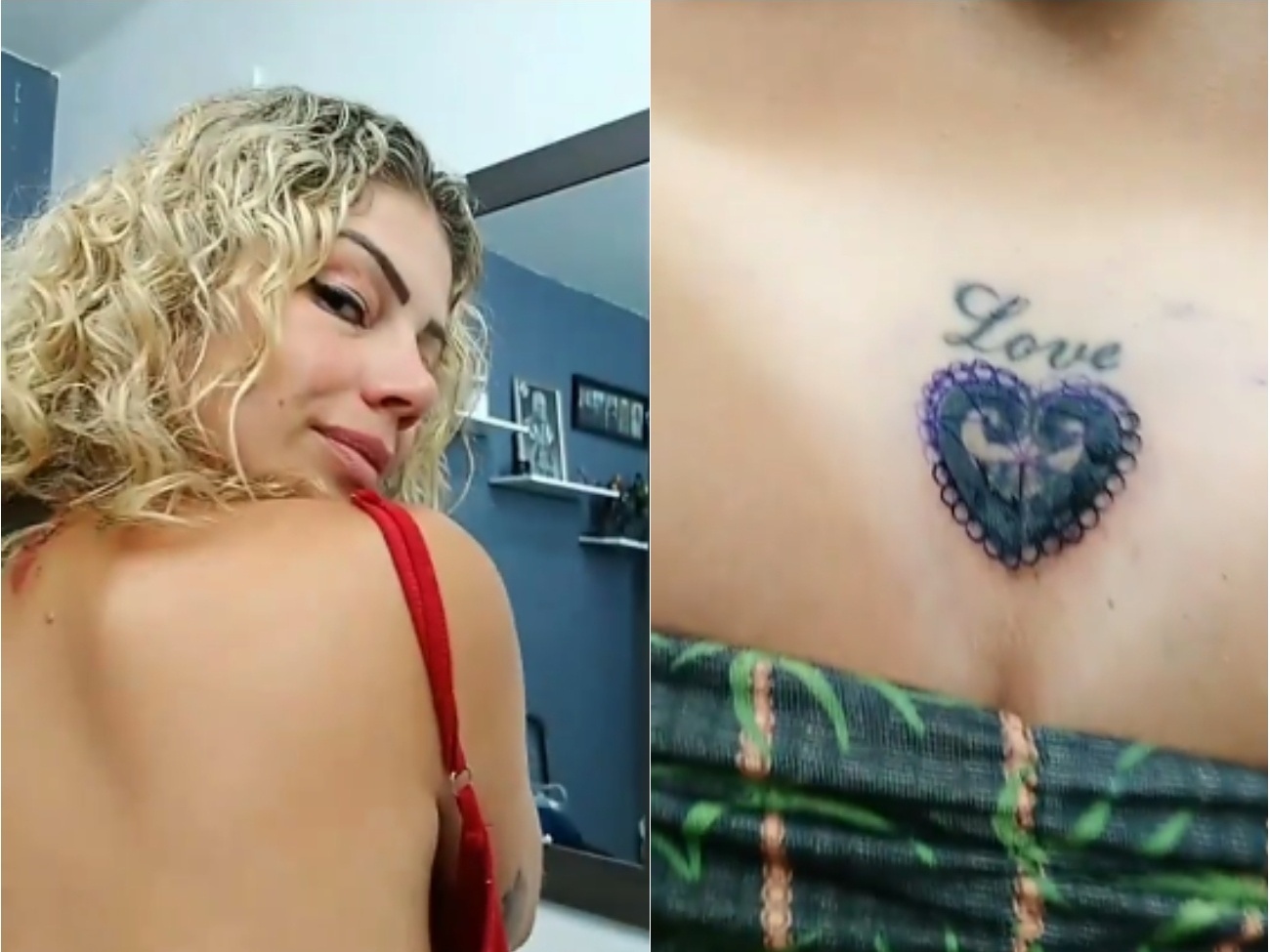 Cátia Paganote faz tatuagem no bumbum e mostra processo no Instagram