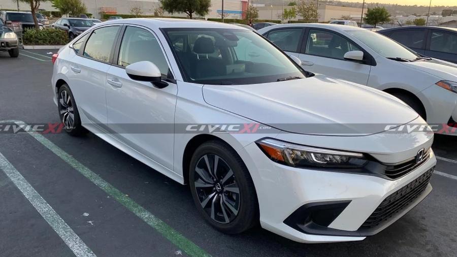 Novo Honda Civic é flagrado nos EUA - Reprodução/Civic XI