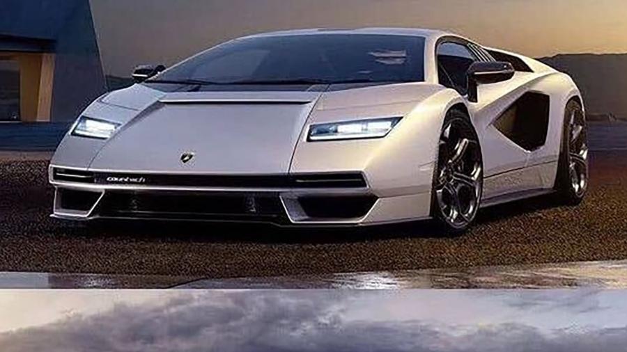 Lamborghini Countach vaza na internet - Reprodução