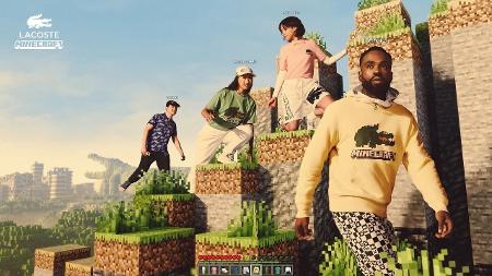 Minecraft: grife Lacoste lança roupas, loja pop-up e ilha no jogo