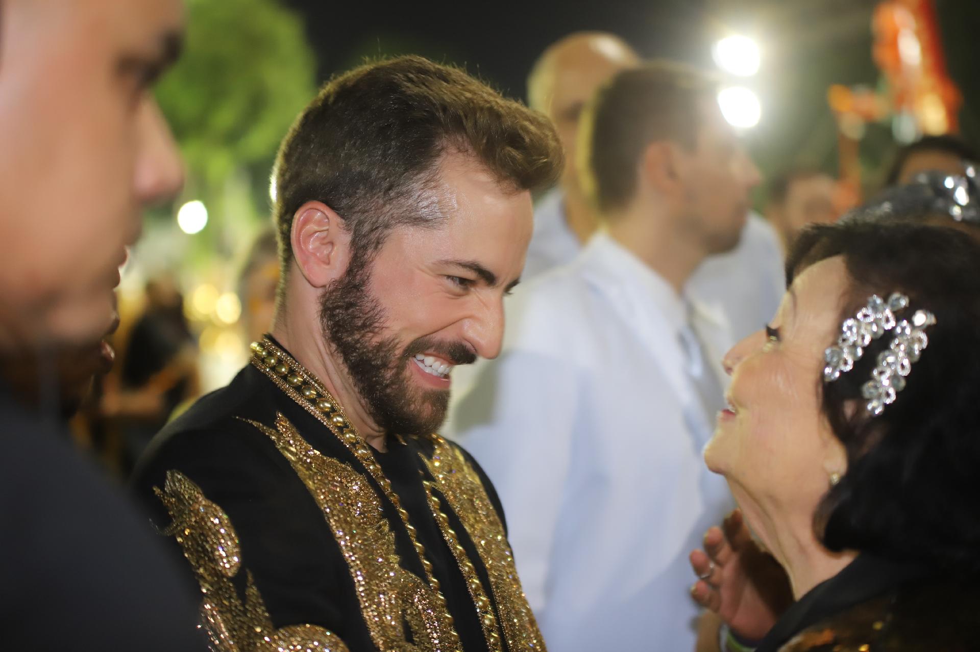 22.abr.2021 - Concentração do desfile da São Clemente na Sapucaí - Zô Guimarães/UOL