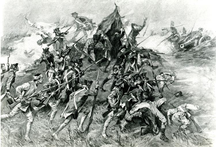 Illustration showing fighting during the siege of Savannah, Georgia during the American Revolution, October 1779. Illustration by A.I. Keller. (Photo by PhotoQuest/Getty Images) - PhotoQuest/Getty Images - PhotoQuest/Getty Images