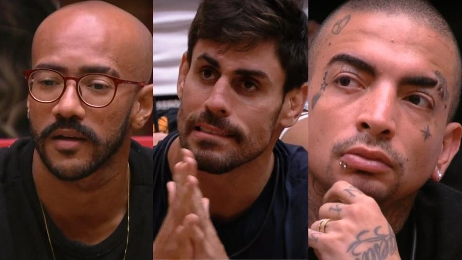 BBB 23: Ricardo, Sapato e Guimê são vetados - Reprodução/Globoplay