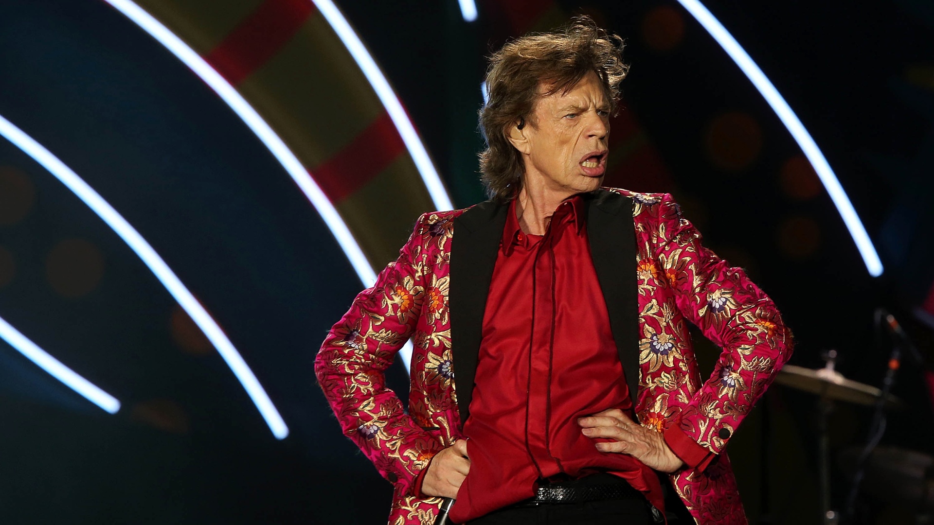 20.fev.2016 - Rolling Stones se apresentam no estádio do Maracanã, no Rio de Janeiro - Júlio César Guimarães/UOL