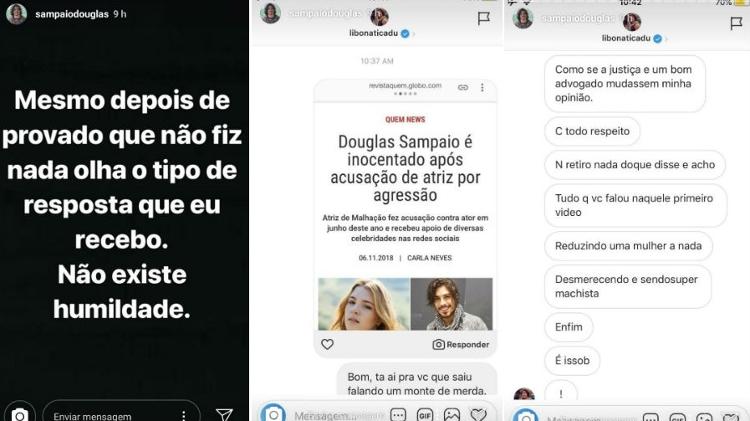 Douglas Sampaio discute no Instagram com Cadu Libonati - parte 1 - Reprodução/Instagram - Reprodução/Instagram