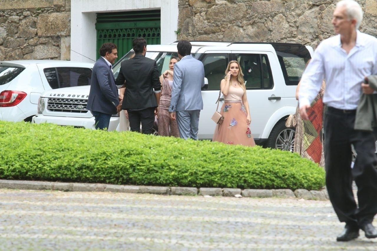 Atriz Carla Diaz comparece ao casamento no Rio de Janeiro - Daniel Pinheiro/AgNews