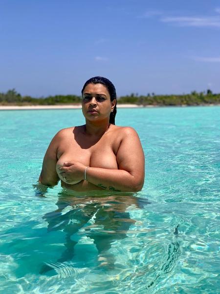 Preta Gil faz topless no México - Reprodução/Instagram
