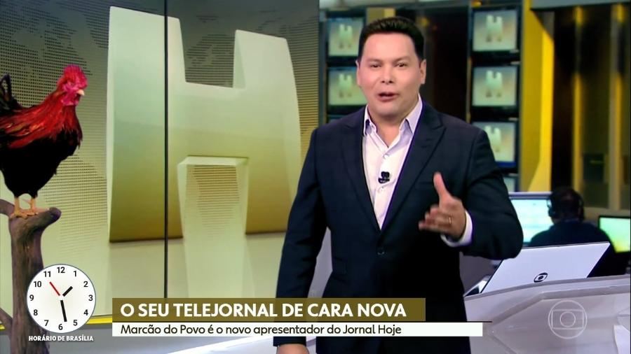 Internet imagina Marcão do Povo, apresentador do SBT, substituindo Dony De Nuccio na Globo - Reprodução/Twitter/felipespinelli