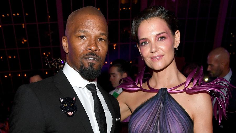 Jamie Foxx e Katie Holmes no Met Gala 2019 - Kevin Mazur/MG19/Getty Images for The Met Museum