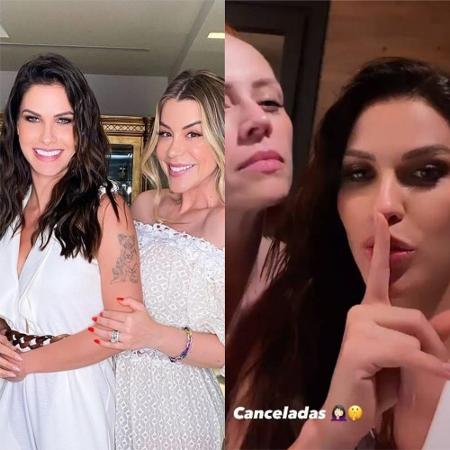 Andressa Suita curte noitada com amigos - Reprodução / Instagram