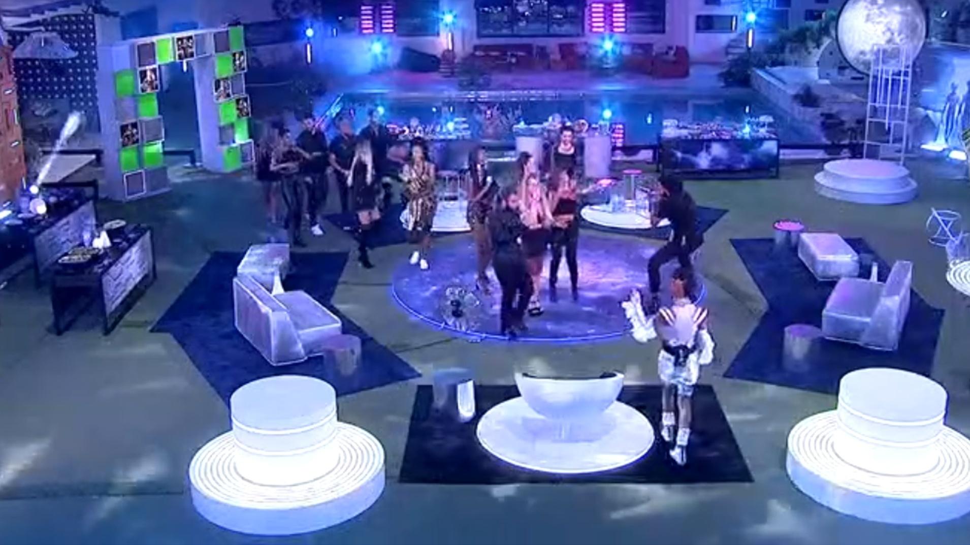 BBB 21: Pista de dança da festa de líder - Reprodução/globoplay