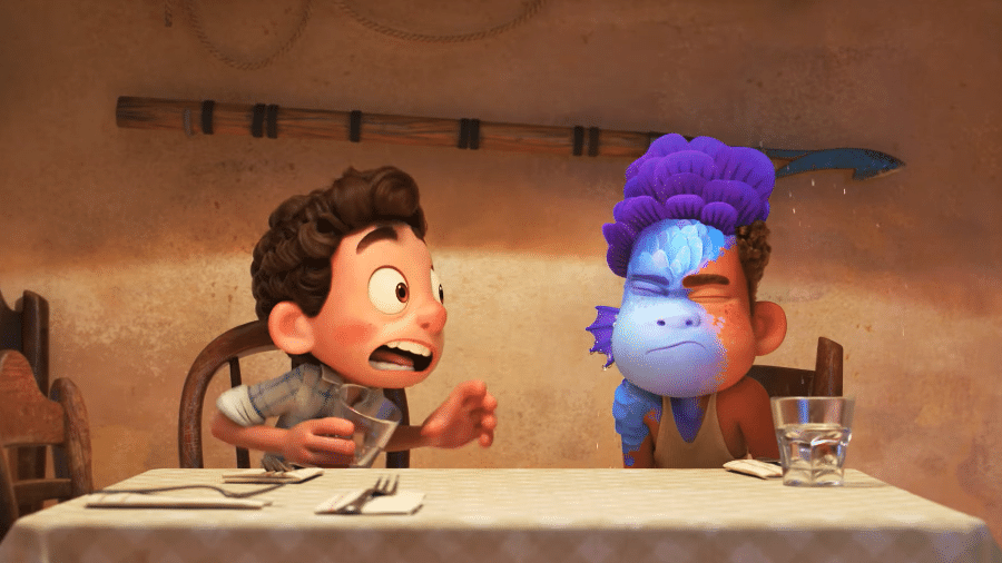 Cena de "Luca", novo filme da Pixar - Reprodução