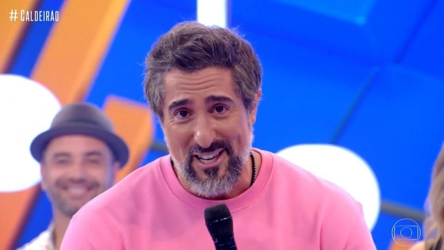 Marcos Mion apresentando o "Caldeirão" - Reprodução/Rede Globo
