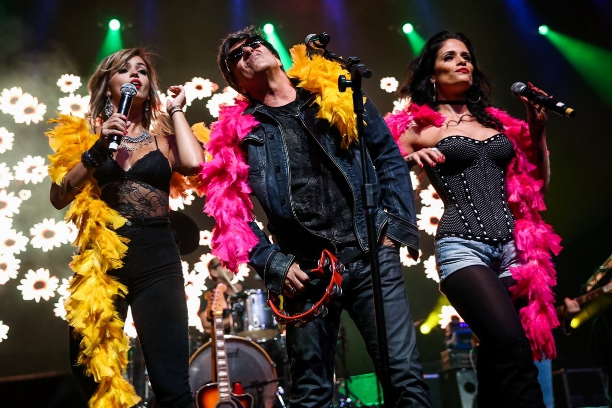 17.jul.2015 - A banda Blitz comemora seus 30 anos de carreira com um show especial no HSBC Brasil, na Chácara Flora, na zona sul de São Paulo, nesta sexta-feira - Manuela Scarpa/Photo Rio News