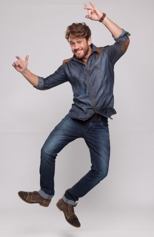 O ator Leonardo Miggiorin tem 35 anos No programa, fará par com a bailarina Dani de Lova - Blad Meneghel e Edu Moraes/Record TV