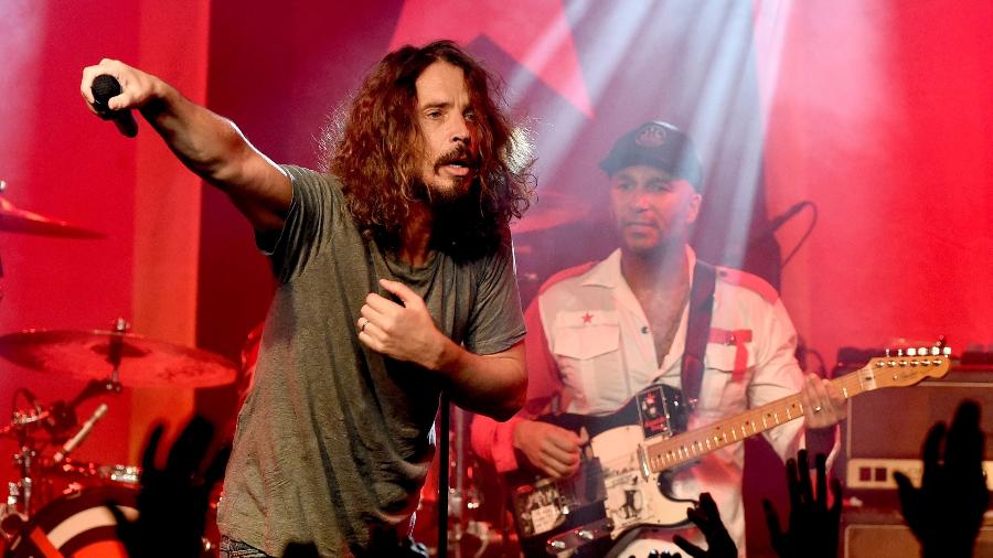 O cantor Chris Cornell com Soundgarden, em Los Angeles - Kevin Winter/Getty Images North America/AFP Photo