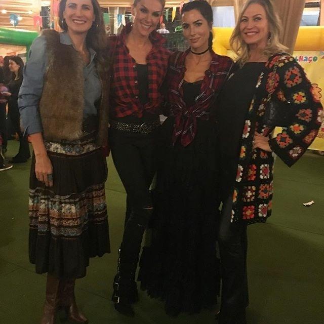 Jacqueline Dalabona, Ana Hickmann, Iara Maria e Adriana Colin - Reprodução/Instagram