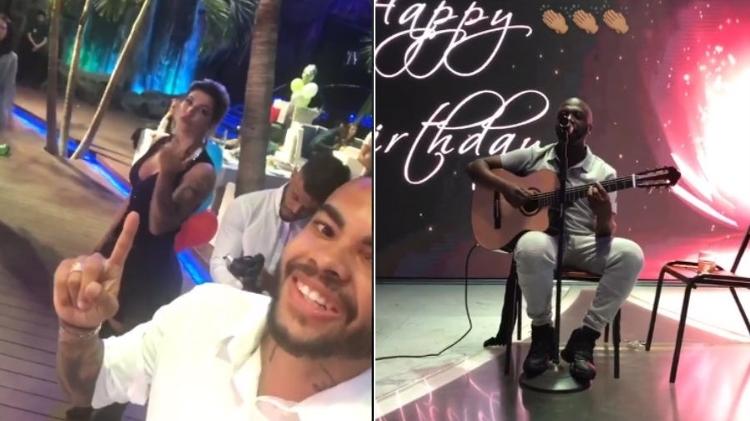 Dani Souza e Dentinho curtem show de Thy do Cavaco - Reprodução/Instagram - Reprodução/Instagram