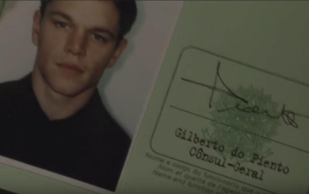 Passaporte brasileiro usado por Jason Bourne em "A Identidade Bourne" (2002) - Reprodução
