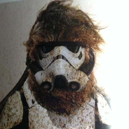 Wookiee como stormtrooper em arte conceitual de "Han Solo: Uma História Star Wars" - Reprodução