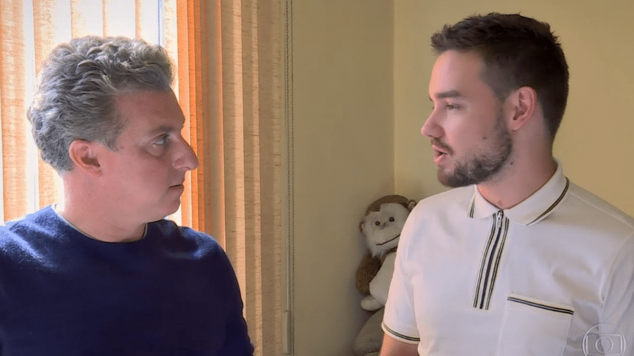 Luciano Huck entrevista Liam Payne, do One Direction - Reprodução/TV Globo