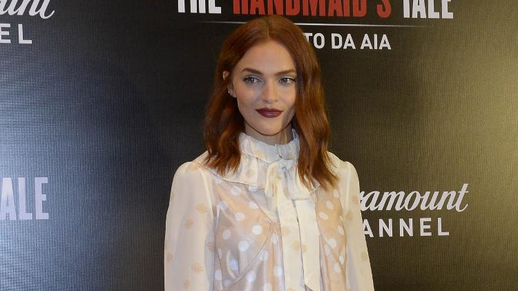 A atriz Madeline Brewer, de "The Handmaid's Tale", em São Paulo - Francisco Cepeda/AgNews - Francisco Cepeda/AgNews