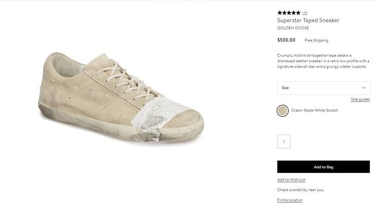 Tênis podrinho - Reprodução - Reprodução