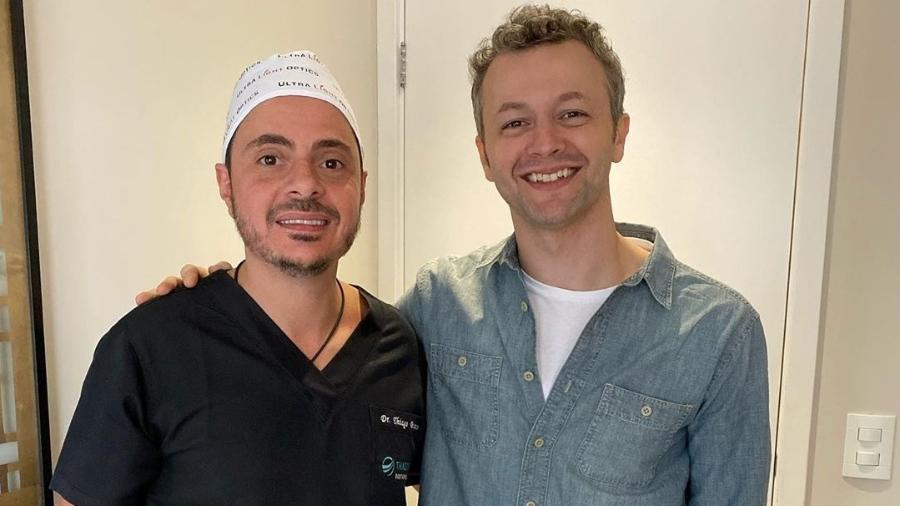 Lucas Lima visita clínica de transplante capilar - Reprodução/Instagram