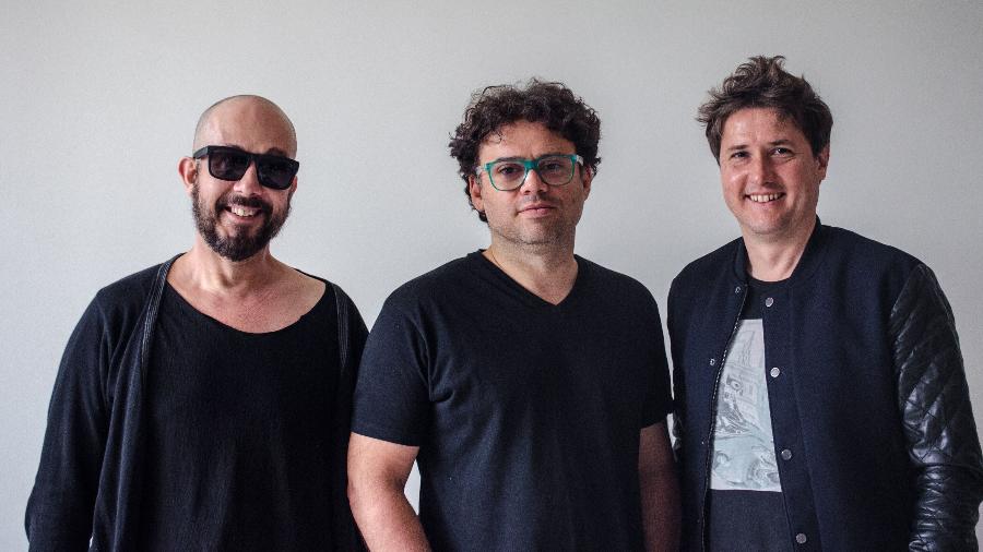 Anderson Noise, Henrique Portugal e Lelo Zanetti formam a banda Nie Myer - Divulgação