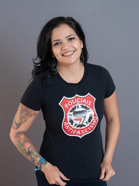 Patrícia Oliveira do movimento Policiais Antifascismo - Arquivo pessoal