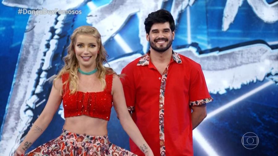 Luiza Possi foi a primeira artista a se apresentar no "Dança dos Famosos" deste domingo - Reprodução/GloboPlay