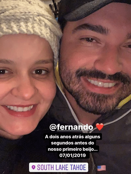 Maiara e Fernando comemoram dois anos do primeiro beijo - Reprodução/Instagram