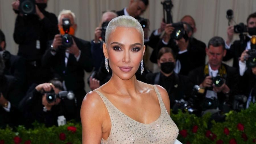 Kim Kardashian usou vestidos de Marilyn Monroe no MET Gala 2022 - Gotham/Getty Images