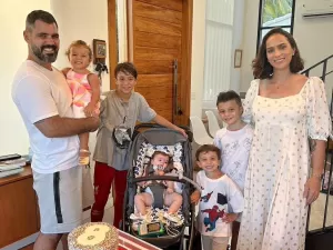 Nasce sexto filho de Letícia e Juliano Cazarré: 'A vida quer viver'
