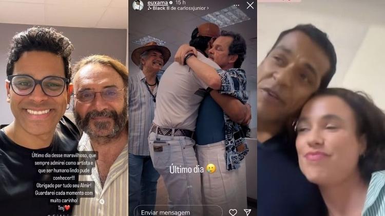 Elenco de "Renascer" se despede das gravações com postagens nas redes sociais