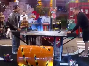 A Fazenda: Peões se alfinetam em jogo de air hockey e Zé Love leva R$ 5 mil