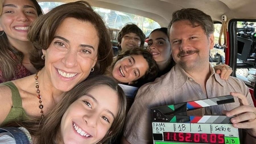 Elenco de 'Ainda Estou Aqui' nos bastidores do longa Elenco de 'Ainda Estou Aqui' nos bastidores do longa