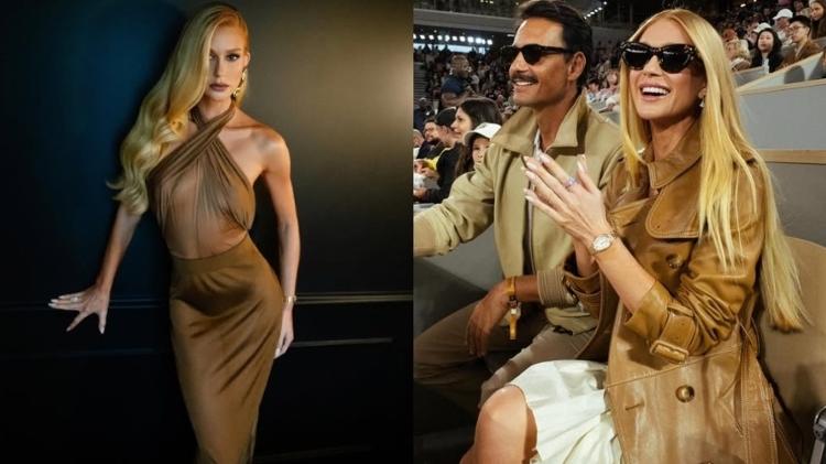 Marina Ruy Barbosa exibe look transparente e posa com Santoro em Paris Marina Ruy Barbosa exibe look transparente e posa com Santoro em Paris