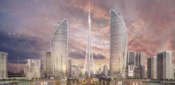 O edifício tem forma que lembra o minarete de uma mesquita - Divulgação/Emaar Properties - Divulgação/Emaar Properties