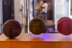 Objetos presentes na exposição "Esporte Movimento" - Leonardo Mattos/Divulgação