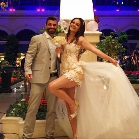 Jorge e Laura se casaram em Las Vegas após ganharem o "Power Couple" - Reprodução/Instagram/laurakelleroficial - Reprodução/Instagram/laurakelleroficial