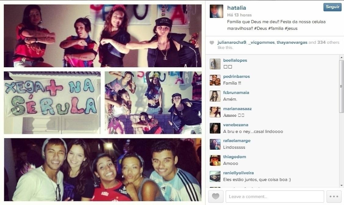 Neymar aproveita férias do Barcelona com festa ao lado de Bruna Marquezine - Reprodução/Instagram