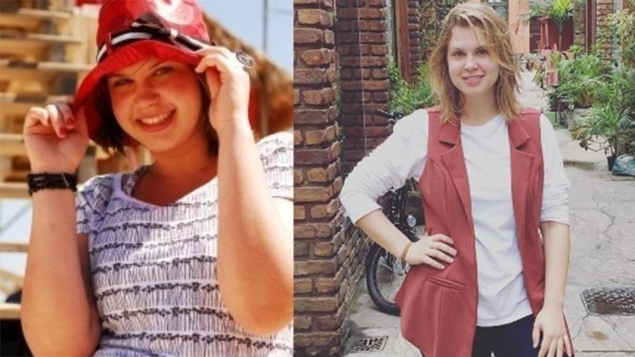 Em 2007, Carolinie Figueiredo engordou para viver a Domingas em "Malhação". Na época, ela contou que ouvia piadinhas de mau gosto nas ruas por estar acima do peso - Globo e Reprodução/Instagram