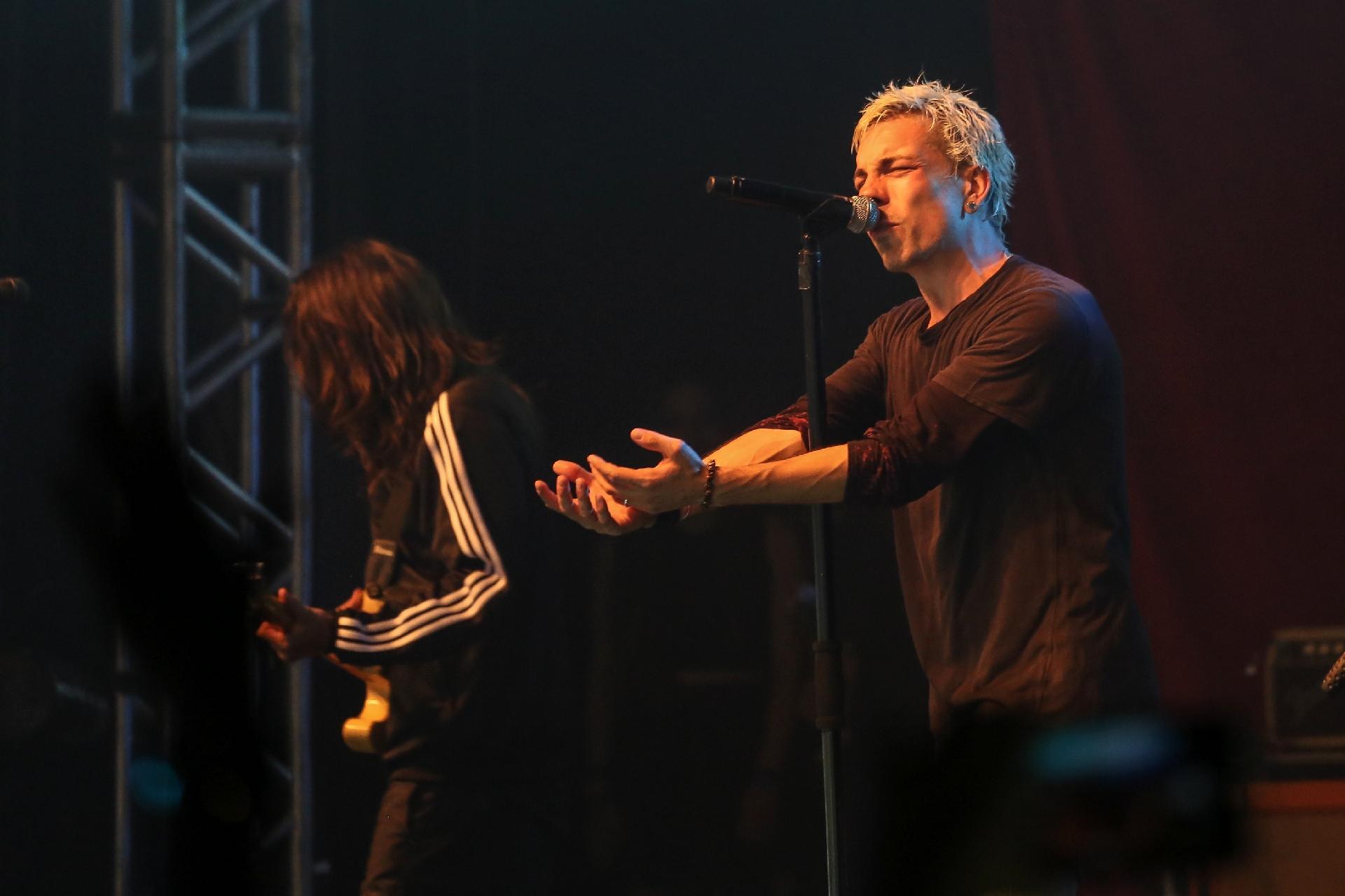 NX Zero se apresenta em SP - Osmar Portilho/UOL