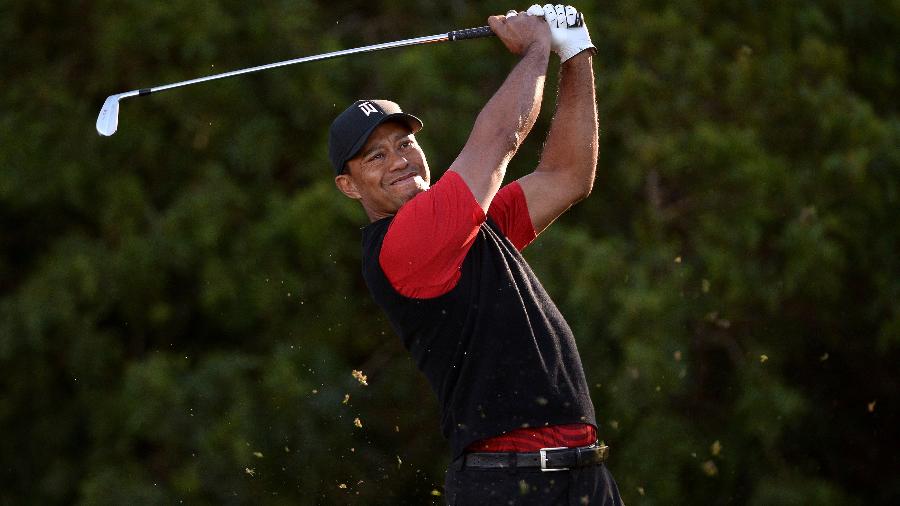 O americano Tiger Woods, um dos maiores da atleta da história do golfe - Orlando Ramirez/USA Today Sports